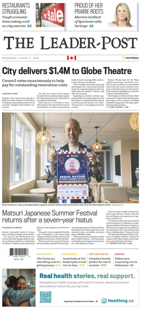 Cover of Regina Leader-Post