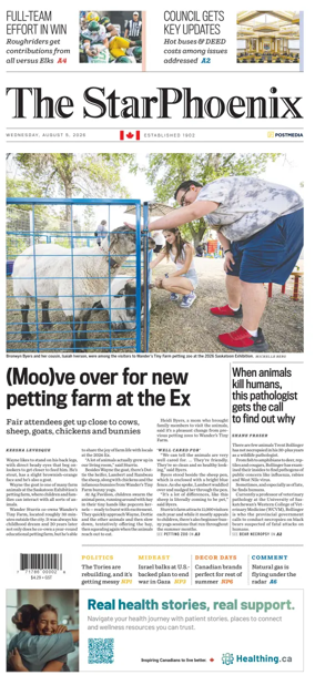 Cover of Saskatoon StarPhoenix