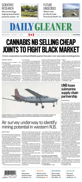 Cover of The Daily Gleaner
