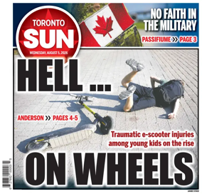 Cover of Toronto Sun