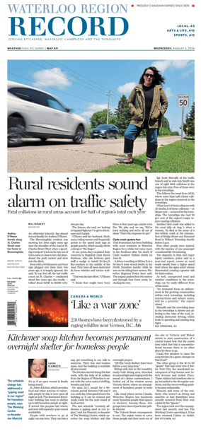 Cover of Waterloo Region Record