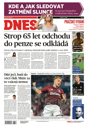 Cover of Dnes Prague Edition