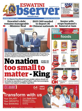 Cover of Eswatini Observer