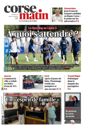 Cover of Corse Matin