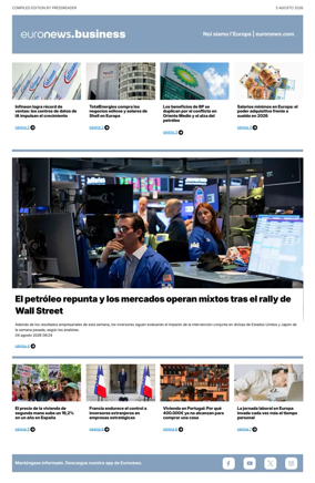 Cover of Euronews Business (Spanish) Compiled Edition