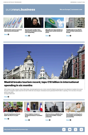 Cover of Euronews Business