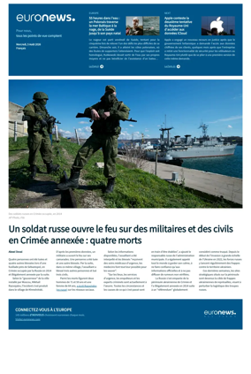 Cover of EuroNews (French Edition)
