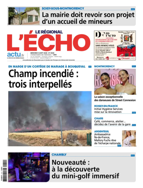 Cover of L'Echo le Regional