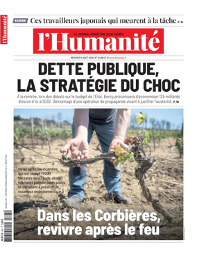 Cover of L'HUMANITE