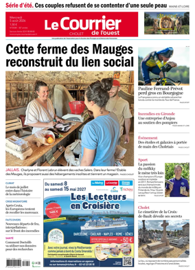 Cover of Le Courrier de l’Ouest (Cholet)