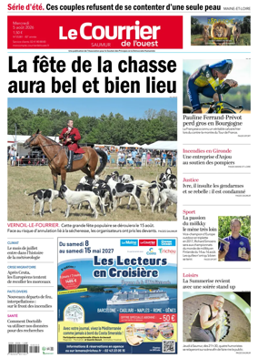 Cover of Le Courrier de l’Ouest (Saumur)