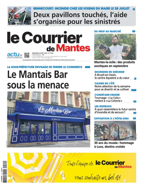 Cover of Le Courrier de Mantes
