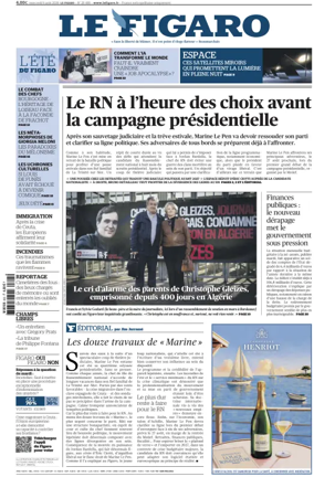 Cover of Le Figaro