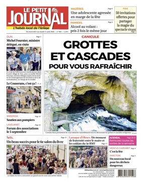 Cover of Le Petit Journal - L'hebdo local de l'Ariege