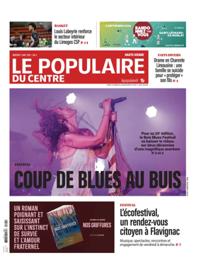 Cover of Le Populaire du Centre (Haute-Vienne)