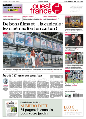 Cover of Ouest France (Caen - Bayeux - Falaise - Vire)