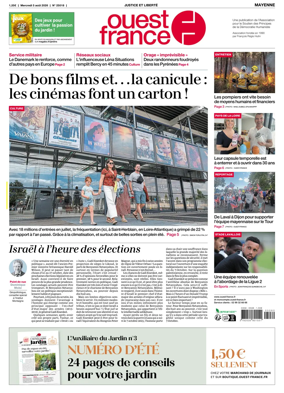 Cover of Ouest France (Mayenne)