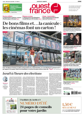Cover of Ouest France (Orne)