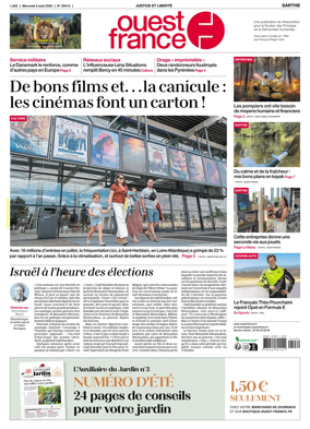 Cover of Ouest France (Sarthe)