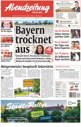 Cover of Abendzeitung Munchen