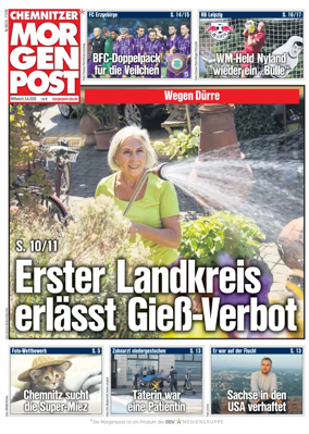 Cover of Chemnitzer Morgenpost