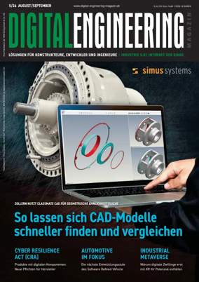 Cover of Digital Engineering Magazin
