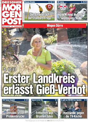 Cover of Dresdner Morgenpost