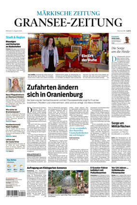 Cover of Gransee-Zeitung