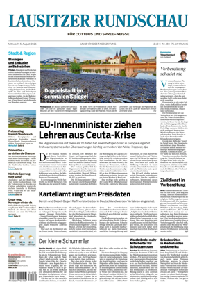 Cover of Lausitzer Rundschau