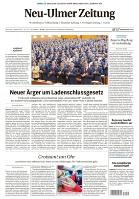 Cover of Neu-Ulmer Zeitung