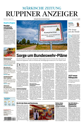 Cover of Ruppiner Anzeiger