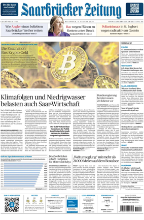 Cover of Saarbruecker Zeitung