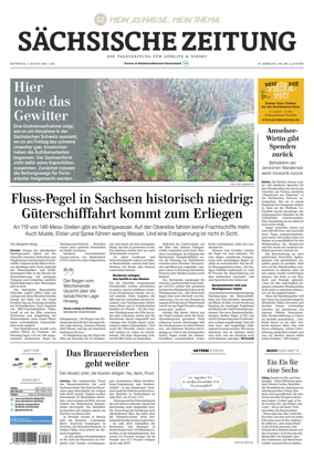 Cover of Sachsische Zeitung (Gorlitz & Niesky)