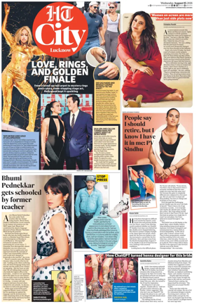 Cover of Hindustan Times (Lucknow) - Live