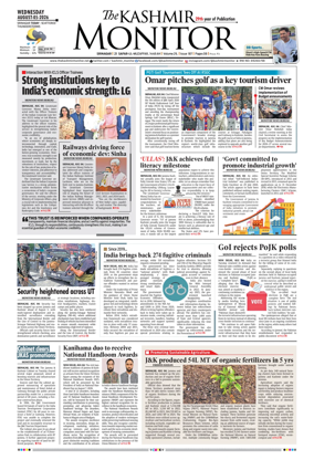 Cover of Kashmir Monitor
