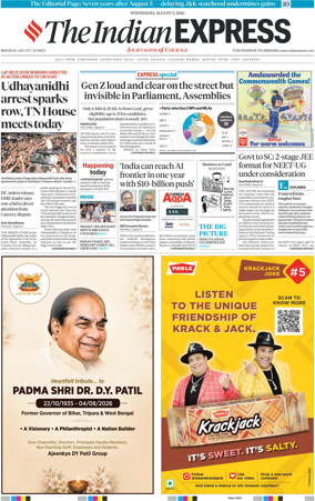 Cover of The Indian Express