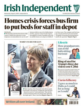 Cover of Irish Independent