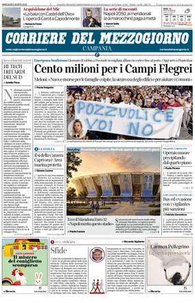 Cover of Corriere del Mezzogiorno (Campania)