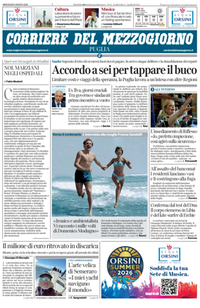 Cover of Corriere del Mezzogiorno (Puglia)