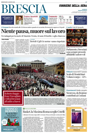Cover of Corriere della Sera (Brescia)