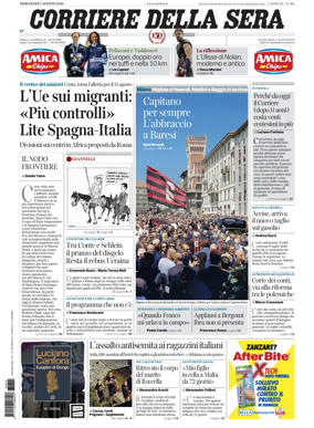 Cover of Corriere della Sera