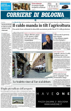 Cover of Corriere di Bologna