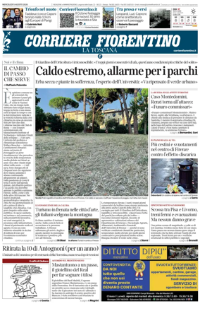 Cover of Corriere Fiorentino