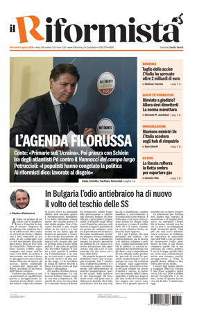 Cover of Il Riformista (Italy)