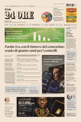 Cover of Il Sole 24 Ore