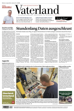 Cover of Liechtensteiner Vaterland