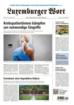 Cover of Luxemburger Wort
