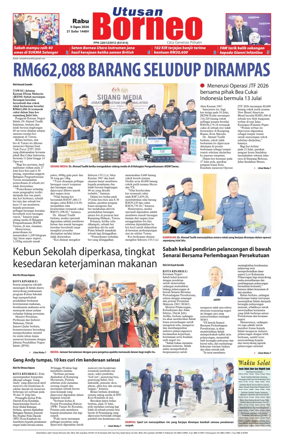 Cover of Utusan Borneo (Sabah)