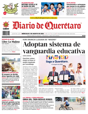 Cover of Diario de Queretaro