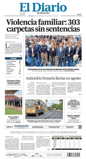 Cover of El Diario de Delicias